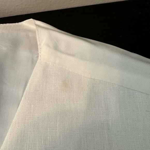 Italian Linen White Suit Vest from Nordstrom. - Picture 5 of 6